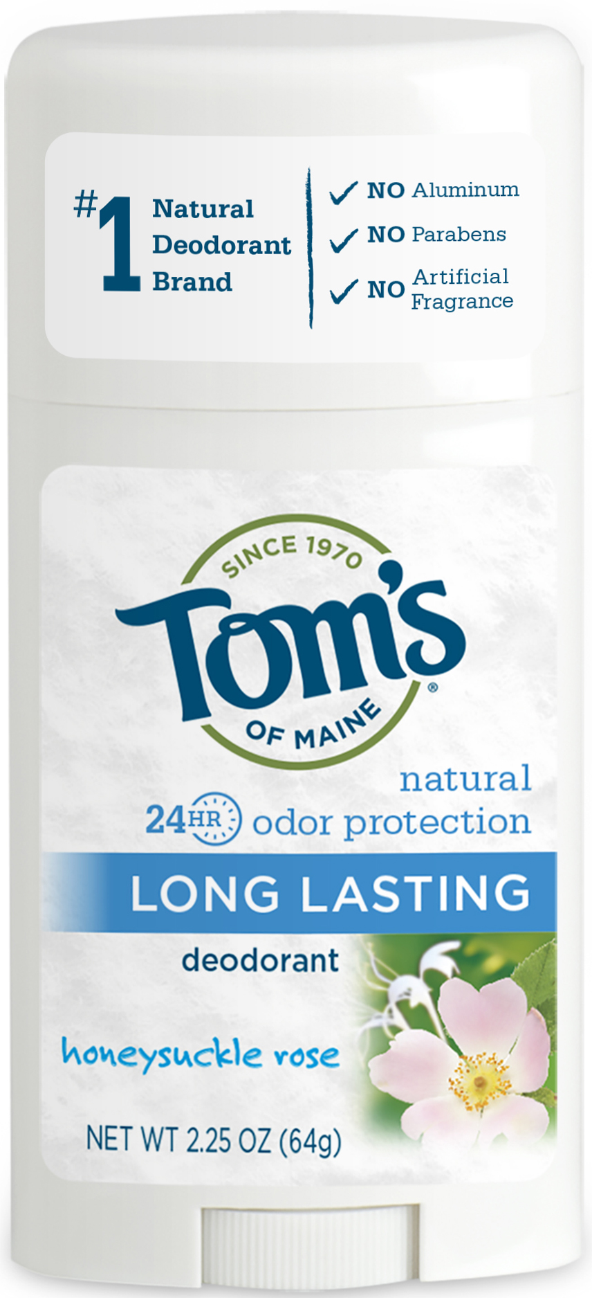 Tom's of Maine Deodorant Honeysuckle Rose 2.25oz product image